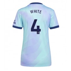 Arsenal Ben White #4 Tredjedrakt Kvinner 2024-25 Kortermet